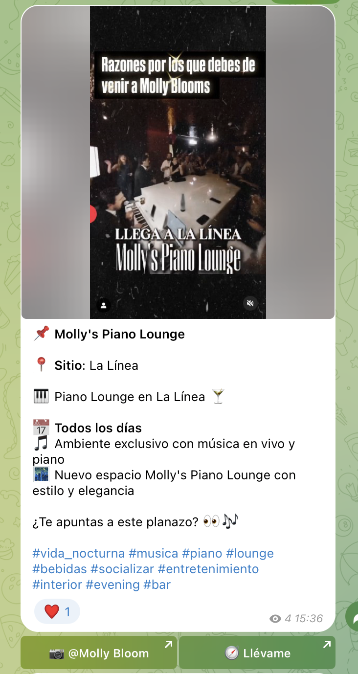 Vista previa de Telegram para La Línea