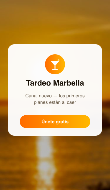 Vista previa de Telegram para Marbella